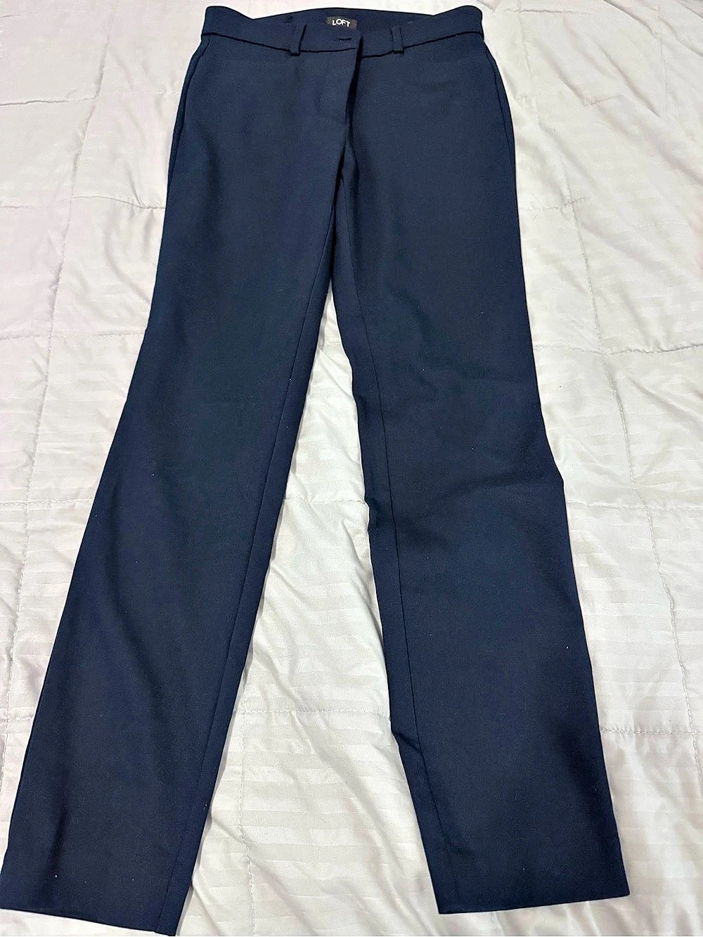 LOFT Curvy Skinny Pants in Blue Size 2 NWT
